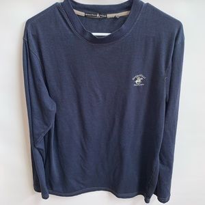 Polo crew neck long sleeve shirt